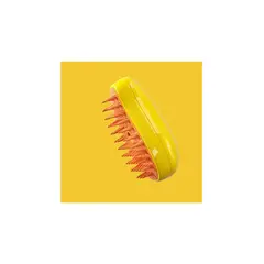 GENERICO - Cepillo de Vapor Quita Pelos Gatos Mascotas AmarilloVerde