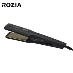 GENERICO - Plancha Rozia Para Cabello Placa Cerámica Profesional Negra