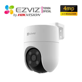EZVIZ - Cámara IP Exterior H8C 4MP 2K Giro 360° Tecnología IA