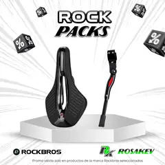 ROCKBROS - PROMO PACK ASIENTO + PARADOR REGULABLE