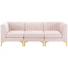 CENTRAL DECCO - SOFA MODULAR 3 CUERPOS ZAID ROSADO