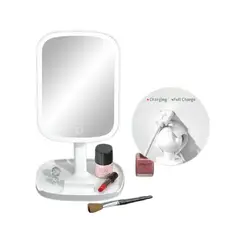 GENERICO - Espejo de Tocador con Luz Led - Color Blanco