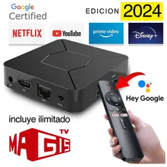 IMPORTADO MC - Tv Box Android Certificado Con Magis TV Ilimitado Versión 2024 4k