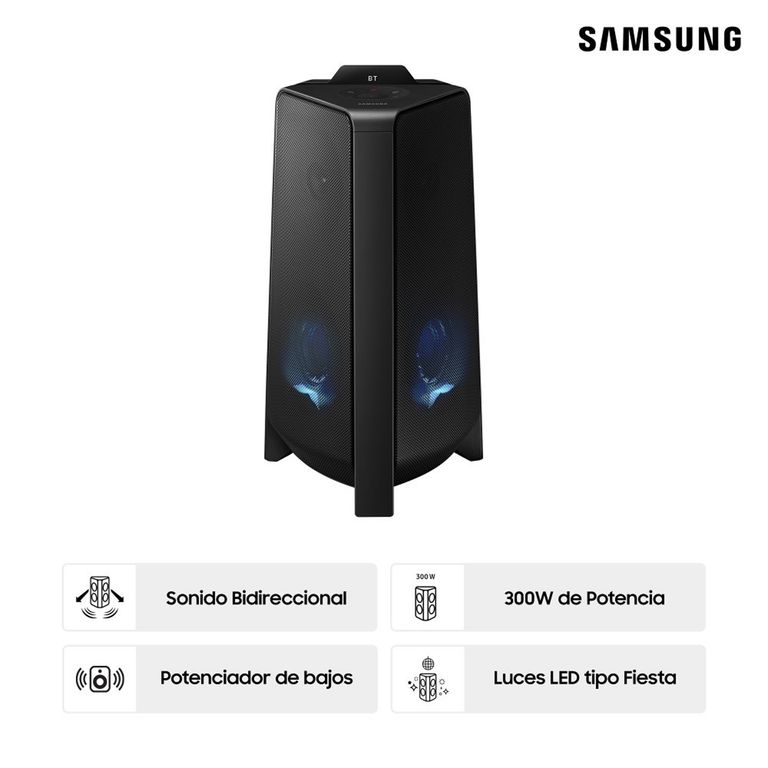 TORRE DE SONIDO SAMSUNG BLUETOOTH 300W MX-T40PE