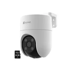 EZVIZ - Cámara Vigilancia H8c Full Hd 360° Alarma + Sd 64gb