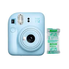 FUJIFILM - Camara Instax Mini 12 Azul Cielo + Pelicula x 10