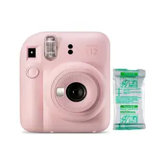 Fujifilm - Camara  Fujifilm Instax Mini 12 Rosado + Pelicula x 10