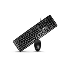 Teros - Kit Teclado Y Mouse Teros TE4062N USB Sp Black