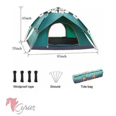 GENERICO - Tienda Automatica Para Acampar Tienda Tamaño Familiar