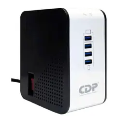 CDP - ESTABILIZADOR R2CU-AVR1008i 1000VA/500W, 8 TOMAS, 4 USB