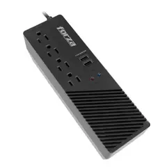 FORZA - ESTABILIZADOR FORZA 4 TOMAS  FVR-1012-USB, 1000VA/500W