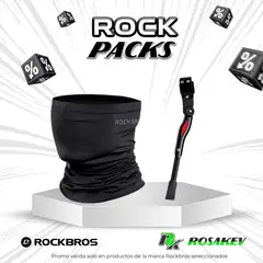 Rockbros - PROMO PACK BANDANA WB-001B +PARADOR