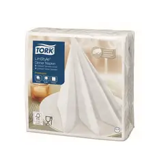 TORK - Servilleta Tipo Tela Linstyle Blanca 12 paq x 50un