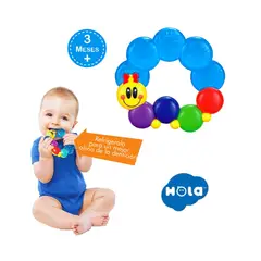 BABY - Mordedor Gusanito con Gel para Aliviar la Dentición de Bebés