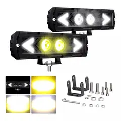 GENERICO - Faros Auxiliares Luces Diurnas Led 120w Para Auto Moto 2pcs