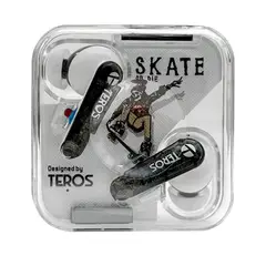 TEROS - Audífonos TE-8072W Bluetooth TWS Blanco