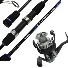 OKUMA - Equipo De Pescar Caña De 2.70 M Con Carrete Okuma 40 Combo
