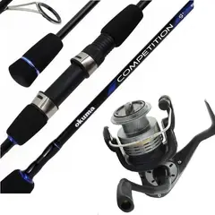 OKUMA - Equipo De Pescar Caña De 2.70 M Con Carrete 40 Combo