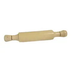 GENERICO - Palo De Amasar Madera 21 Cm Mango Fijo