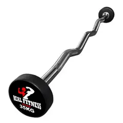 REAL FITNESS PERU - Barra Z De Peso Fijo 35kg Real Fitness Perú