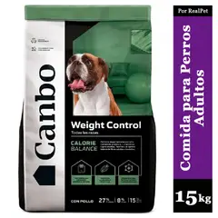 CANBO - Comida para Perro Adulto Balance Control de Peso 15 kg
