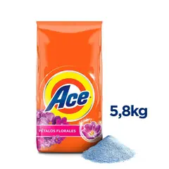 ACE - Detergente en Polvo Pétalos Florales 5.8 kg
