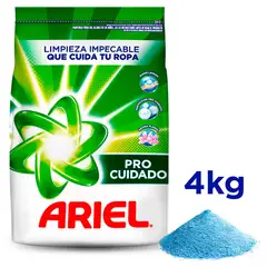 ARIEL - Detergente en Polvo Regular Pro Cuidado 4kg