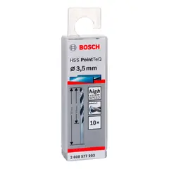 BOSCH - Broca Metal Hss Pointteq Cjax10  3.5Mm