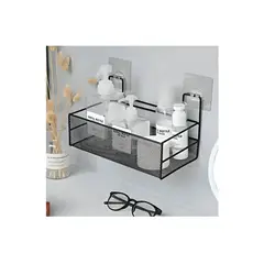GENERICO - Cesta Colgante Organizador de Baño y Maquillaje NEGRO