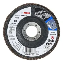 BOSCH - Disco Flap ECO Inox Metal 115mm Gr60 Curvo Fibra