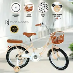 VELOX - Bicicleta Para Niña Aro 16 «LADY» Beige