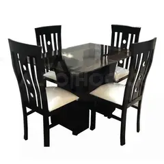 ALTO HOGAR - Juego de Comedor 4 Sillas Levana Beige