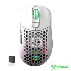 VSG - Mouse Gamer Aquila Fly Inalámbrico Blanco Mate