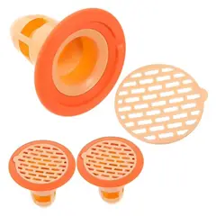 GENERICO - Tapón de Drenaje de Ducha para Baño Color Naranja