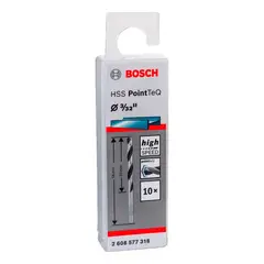 BOSCH - Broca Metal HSS PointTeQ CjaX10 3/32"