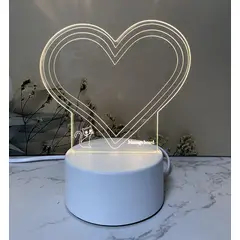 GENERICO - REGALO - LAMPARA TABLERO DE MENSAJES CON CAJA PARA PILAS Y CABLE USB