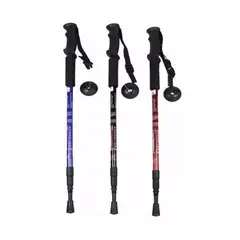 GENERICO - Baston de trekking camping deporte caminata viaje - azul
