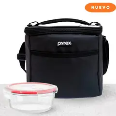 PYREX - Lonchera Juvenil Totem Black con Refractario