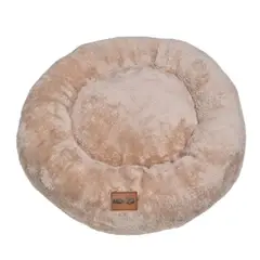 MD - Cama Para Perros y Gatos Donut Lite Beige Talla L -