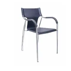 OFIDEAS - SILLA FIJA DE OFICINA Y ESCRITORIO COLOR NEGRO-