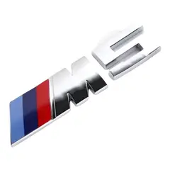 GENERICO - EMBLEMA ADHESIVO M5 - CROMADO