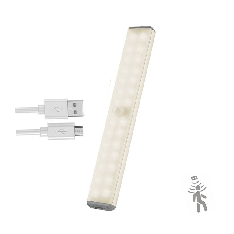 Luz Led S&T Recargable S-Movimiento Portable Iman Warm White SG28