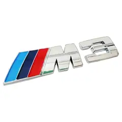 GENERICO - EMBLEMA ADHESIVO M3 - CROMADO