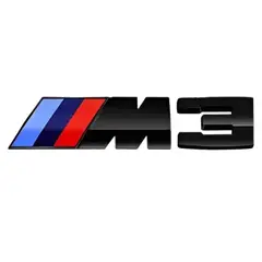 GENERICO - EMBLEMA ADHESIVO M3 - NEGRO