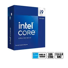 INTEL - Procesador Core i9 14700F 2Ghz 24 Nucleos 36MB SmartCache S-1700
