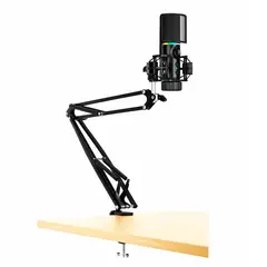 STREAMPLIFY - Micrófono MIC ARM con Soporte de Brazo RGB