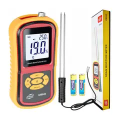 BENETECH - Medidor de Humedad y Temperatura de Granos - GM640