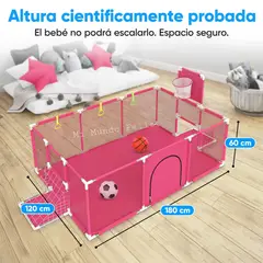 BABY - Corral para Bebe Niños Didactico 2026 Portatil Pinkys