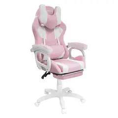EXTINGTION - Silla Gamer Sapp Gamuza Cuerina Color Rosado