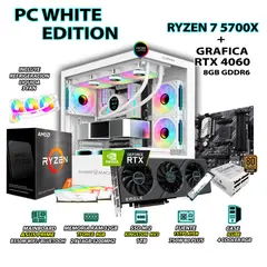 AMD - Computadora PC RYZEN 7 5700X RAM 32GB SSD 1TB GRAFICA RTX 4060 8GB